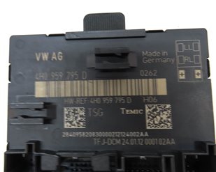 Thumbnail 4: 2012 AUDI A8 (D4 4H) REAR RIGHT DOOR CONTROL MODULE