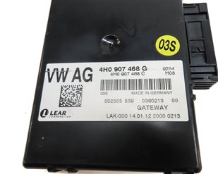 Thumbnail 4: 2012 AUDI A8 (D4 4H) GATEWAY CAN BUS DIAGNOSTIC CONTROL MODULE
