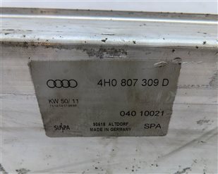 Thumbnail 7: 2011-2018 AUDI A8 S8 (D4 4H) REAR BUMPER REINFORCEMENT BAR IMPACT BRACE BAR