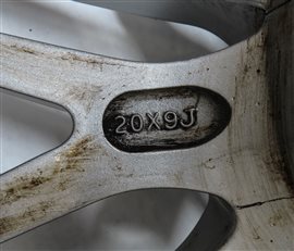 Thumbnail 4: 2012 AUDI A8 (D4 4H) 20x9 INCH LEXANI ALUMINUM WHEEL RIM