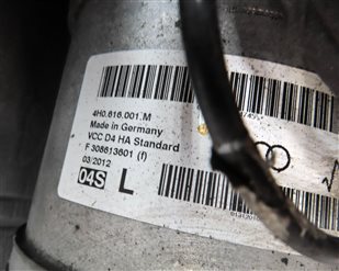 Thumbnail 7: 2011-2018 AUDI A8 S8 (D4 4H) REAR LEFT DRIVER SIDE AIR SUSPENSION SHOCK STRUT