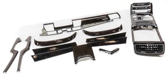 2012 AUDI A8 D4 4H FRONT REAR LEFT RIGHT DOOR DASH CONSOLE TRIM SET Vavona Wood