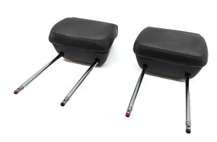 12-18 AUDI A8 S8 D4 4H FRONT LEFT DRIVER & RIGHT PASSENGER HEADREST SET2 (Black)