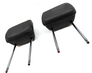 Thumbnail 3: 12-18 AUDI A8 S8 D4 4H FRONT LEFT DRIVER & RIGHT PASSENGER HEADREST SET2 (Black)