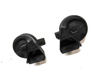 Thumbnail 2: 2007-2015 AUDI Q7 R8 (4L 4S) HIGH & LOW TONE NOTE SIGNAL SAFETY HORN SET-2
