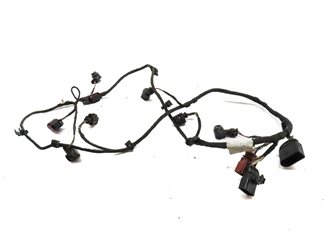 Thumbnail 2: 2011 AUDI Q7 (4L) REAR PARK ASSIST PDC SENSOR SET w/ WIRE WIRING HARNESS