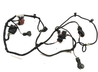 Thumbnail 4: 2011 AUDI Q7 (4L) REAR PARK ASSIST PDC SENSOR SET w/ WIRE WIRING HARNESS