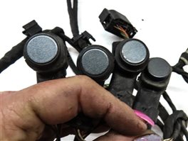 Thumbnail 5: 2011 AUDI Q7 (4L) REAR PARK ASSIST PDC SENSOR SET w/ WIRE WIRING HARNESS
