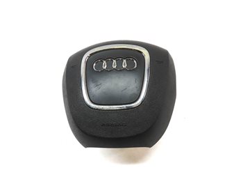 Thumbnail 2: 2011-2015 AUDI Q7 (4L) LEFT DRIVER STEERING WHEEL SRS AIRBAG AIR BAG (BLACK)