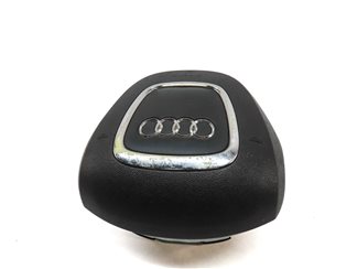 Thumbnail 4: 2011-2015 AUDI Q7 (4L) LEFT DRIVER STEERING WHEEL SRS AIRBAG AIR BAG (BLACK)