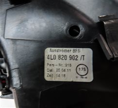 Thumbnail 6: 2011 AUDI Q7 (4L) FRONT RIGHT PASSENGER DASH HVAC A/C HEATER AIR VENT (Black)