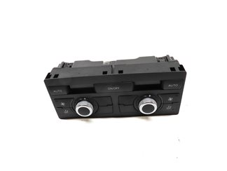 Thumbnail 3: 2010-2012 AUDI Q7 (4L) REAR CONSOLE HEATER A/C TEMPERATURE CLIMATE CONTROL PANEL