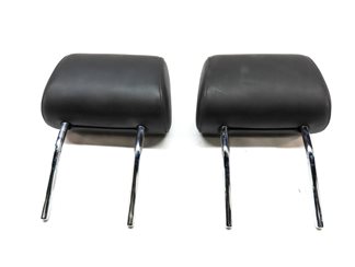 Thumbnail 6: 08-15 AUDI A3 A6 Q7 S6 (8P C7 4L) FRONT LEFT & RIGHT SEAT HEADREST SET-2 (Black)