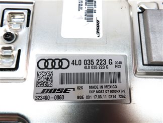 Thumbnail 5: 2010-2012 AUDI Q7 (4L) BOSE AUDIO AMP AMPLIFIER (4L0035223F / 4L0035223G)