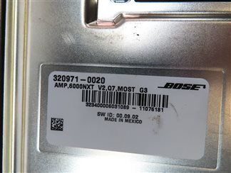 Thumbnail 6: 2010-2012 AUDI Q7 (4L) BOSE AUDIO AMP AMPLIFIER (4L0035223F / 4L0035223G)