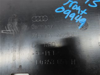 Thumbnail 7: 2010-2015 AUDI Q7 (4L) FRONT MAIN CENTER HOOD GRILLE AIR VENT TRIM (BLACK)