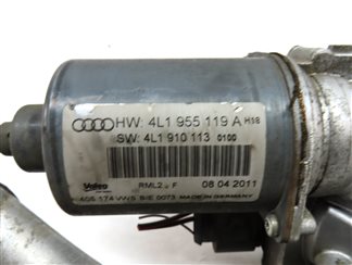 Thumbnail 7: 2007-2015 AUDI Q7 (4L) FRONT WINDSHIELD WIPER MOTOR w/ LINKAGE