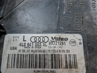Thumbnail 10: 2010-2015 AUDI Q7 (4L) LEFT DRIVER XENON HID HEADLIGHT LIGHT LAMP (NON AFS)