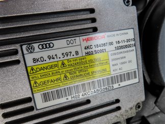 Thumbnail 9: 2010-2015 AUDI Q7 (4L) LEFT DRIVER XENON HID HEADLIGHT LIGHT LAMP (NON AFS)