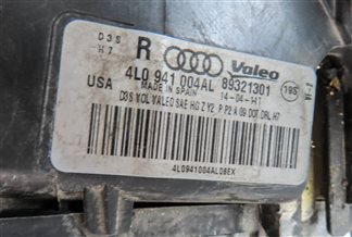 Thumbnail 10: 2010-2015 AUDI Q7 (4L) RIGHT PASSENGER XENON HID HEADLIGHT LIGHT LAMP (NON AFS)