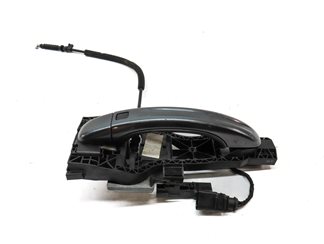 Thumbnail 2: 2007-2015 AUDI Q7 (4L) LEFT REAR KEYLESS EXTERIOR DOOR HANDLE (Gray)