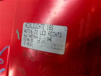 Thumbnail 6: 2010-2015 AUDI Q7 (4L) RIGHT PASSENGER REAR TAILLIGHT BRAKE LIGHT LAMP (LED)