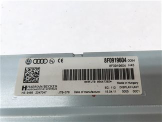 Thumbnail 7: 10-17 AUDI A4 S4 A5 Q5 Q7 (B8 8K 8T 8R 4L) GPS NAVIGATION MEDIA DISPLAY SCREEN