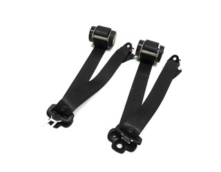 10 LAND ROVER LR4 L319 REAR 3RD ROW LEFT & RIGHT SEATBELT RETRACTOR SET (Black)