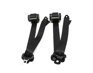 Thumbnail 2: 10 LAND ROVER LR4 L319 REAR 3RD ROW LEFT & RIGHT SEATBELT RETRACTOR SET (Black)