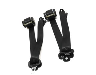 Thumbnail 3: 10 LAND ROVER LR4 L319 REAR 3RD ROW LEFT & RIGHT SEATBELT RETRACTOR SET (Black)