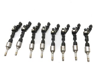 Thumbnail 4: 2010-2017 RANGE ROVER SPORT (L320 L322) JAGUAR XF XJ XK 5.0L FUEL INJECTOR SET 8