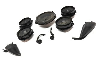 Thumbnail 3: 2010 LAND ROVER LR4 (L319) HARMAN KARDON RADIO STEREO SOUND SYSTEM SPEAKER SET/9