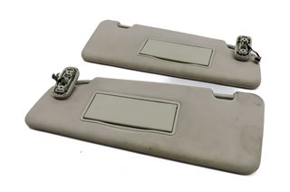 10-16 LAND ROVER LR4 - FRONT LEFT & RIGHT SUNVISOR SUN VISOR SET (Almond Beige)