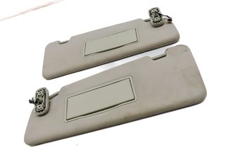 Thumbnail 3: 10-16 LAND ROVER LR4 - FRONT LEFT & RIGHT SUNVISOR SUN VISOR SET (Almond Beige)