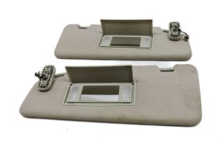 Thumbnail 4: 10-16 LAND ROVER LR4 - FRONT LEFT & RIGHT SUNVISOR SUN VISOR SET (Almond Beige)