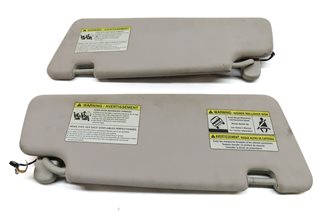 Thumbnail 5: 10-16 LAND ROVER LR4 - FRONT LEFT & RIGHT SUNVISOR SUN VISOR SET (Almond Beige)