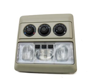 Thumbnail 2: 10 LAND ROVER LR4 L319 REAR OVERHEAD DOME LIGHT w/CLIMATE CONTROL (Almond Beige)