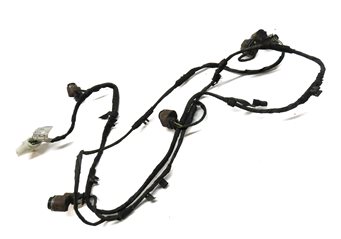 Thumbnail 3: 15 BMW 740Li F02 FRONT PARK ASSIST PDC SENSOR SET/5 w/WIRING WIRE HARNESS(Black)