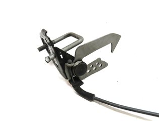 Thumbnail 6: 2015 BMW 740Li (F02) FRONT LEFT & RIGHT HOOD LATCH SET w/ CABLE & SAFETY HOOK