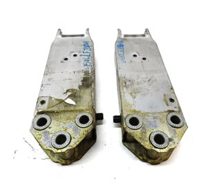 Thumbnail 2: 13-15 BMW 7 SERIES (F01) FRONT LEFT RIGHT BUMPER REINFORCEMENT BAR BRACKET SET 2