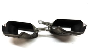 Thumbnail 4: 13-15 BMW 740i (F01 F02) 3.0L N55 ENGINE MUFFLER LEFT & RIGHT EXHAUST TIP SET 2