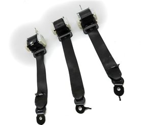 Thumbnail 3: 2015 BMW 740Li (F02) REAR SEAT LEFT RIGHT & CENTER SEATBELT RETRACTOR (Black)