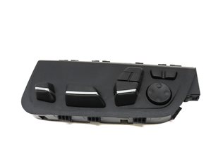 Thumbnail 2: 2015 BMW 740Li (F02) FRONT LEFT DRIVER SEAT ADJUST SWITCH w/ LUMBAR (BLACK)