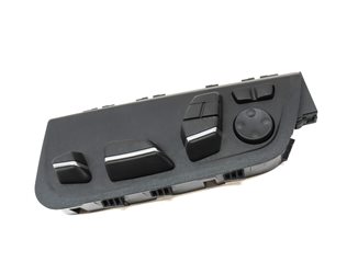 Thumbnail 3: 2015 BMW 740Li (F02) FRONT LEFT DRIVER SEAT ADJUST SWITCH w/ LUMBAR (BLACK)