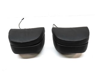 Thumbnail 4: 14-17 BMW 5 7 SERIES (F01 F10) FRONT LEFT & RIGHT SEAT HEADREST SET 2 (Black)
