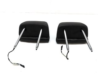 Thumbnail 6: 14-17 BMW 5 7 SERIES (F01 F10) FRONT LEFT & RIGHT SEAT HEADREST SET 2 (Black)