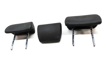 Thumbnail 2: 11-15 BMW 7 SERIES (F01) REAR LEFT RIGHT & CENTER SEAT HEADREST SET 3 (Black)