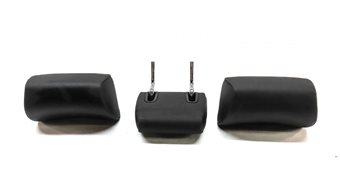 Thumbnail 5: 11-15 BMW 7 SERIES (F01) REAR LEFT RIGHT & CENTER SEAT HEADREST SET 3 (Black)