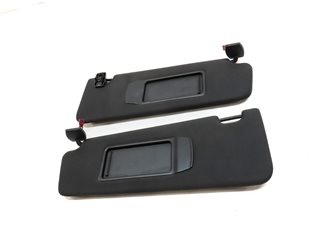Thumbnail 2: 2009-2015 BMW 740i 750i 760i B7 (F01) FRONT LEFT & RIGHT SUN VISOR SET (Black)