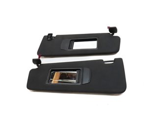 Thumbnail 4: 2009-2015 BMW 740i 750i 760i B7 (F01) FRONT LEFT & RIGHT SUN VISOR SET (Black)